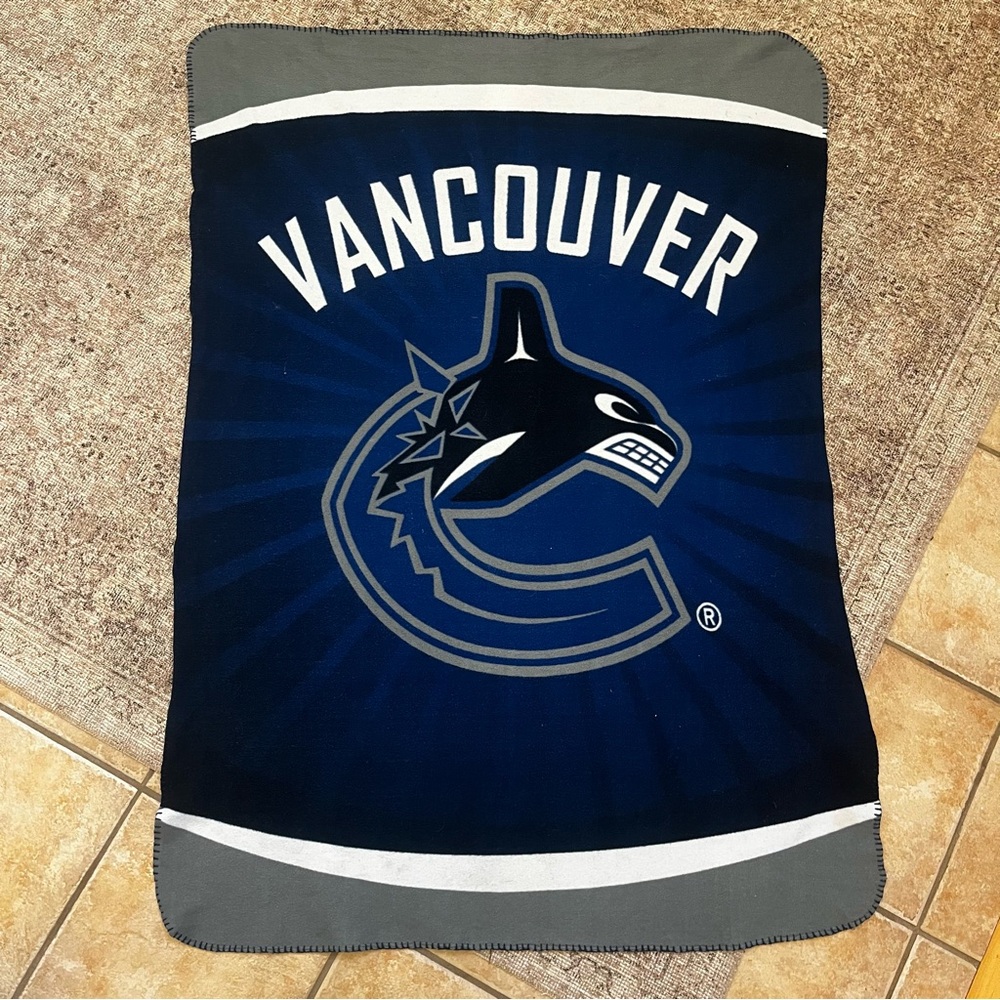 Vancouver Blue and Gray Throw Blanket